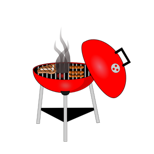 grill clipart red grill