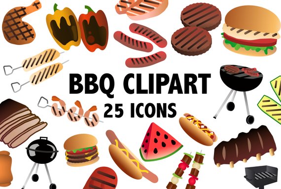 barbecue clipart bbq food