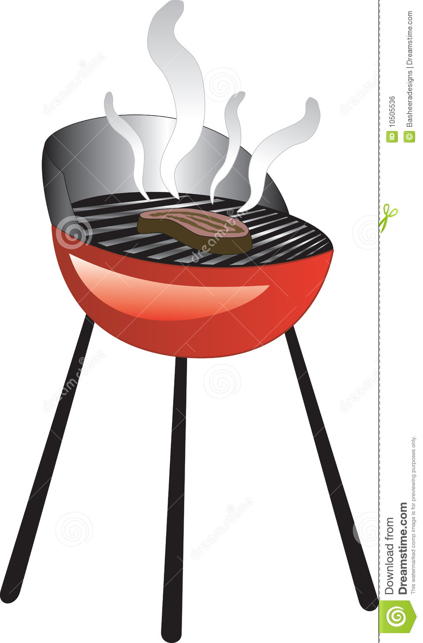 Grill clipart. Bbq food black and
