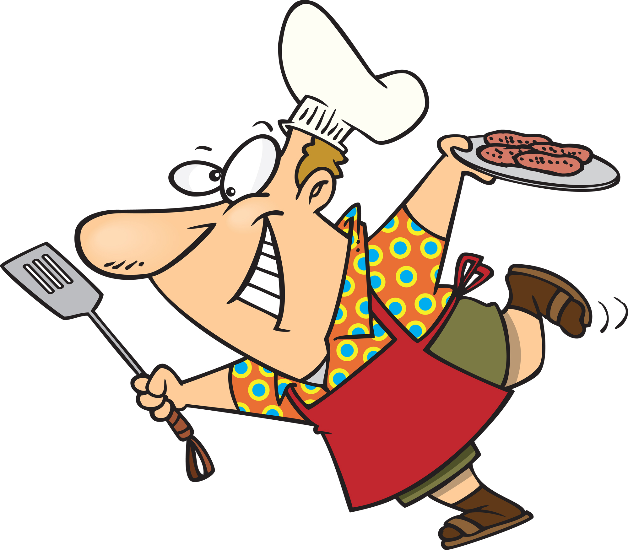 grilling clipart animated