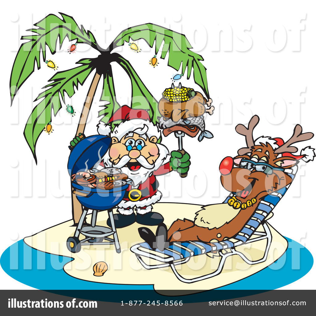 barbecue clipart christmas