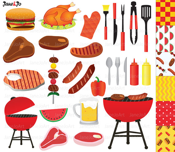 bbq clipart foods