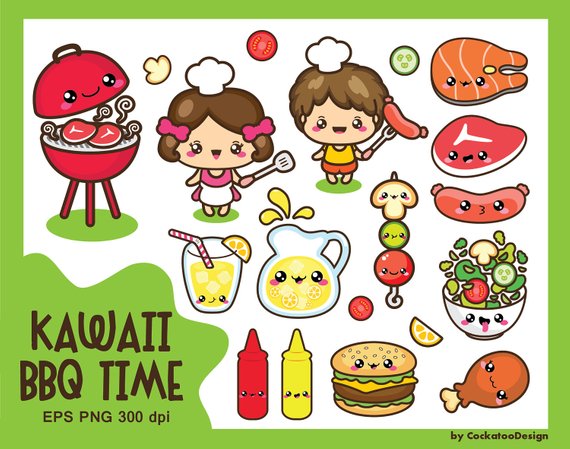 barbecue clipart kid