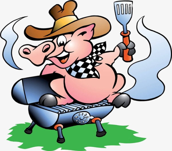barbecue clipart pig