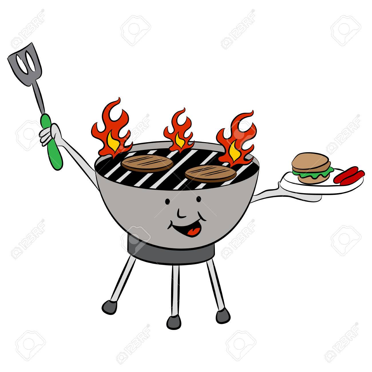 Grilling clipart summer. Barbecue grill free download