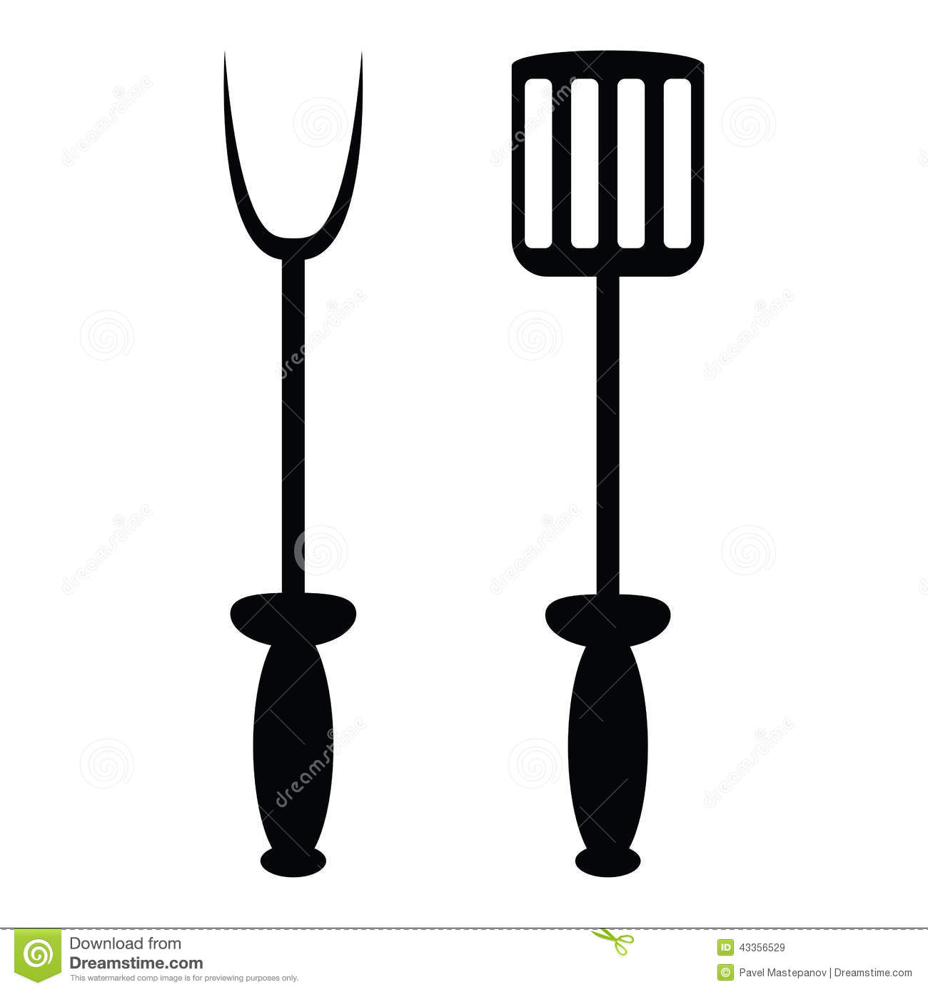 Grill clipart fork. Bbq 
