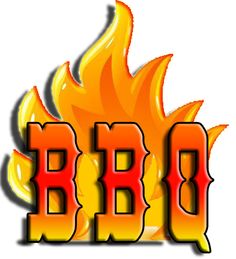 barbecue clipart word