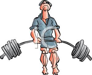 barbell clipart animated