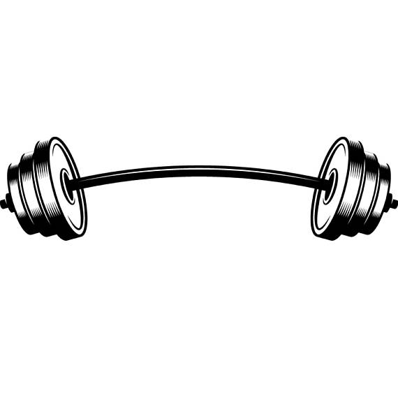 Pin by etsy on. Dumbbell clipart powerlifting