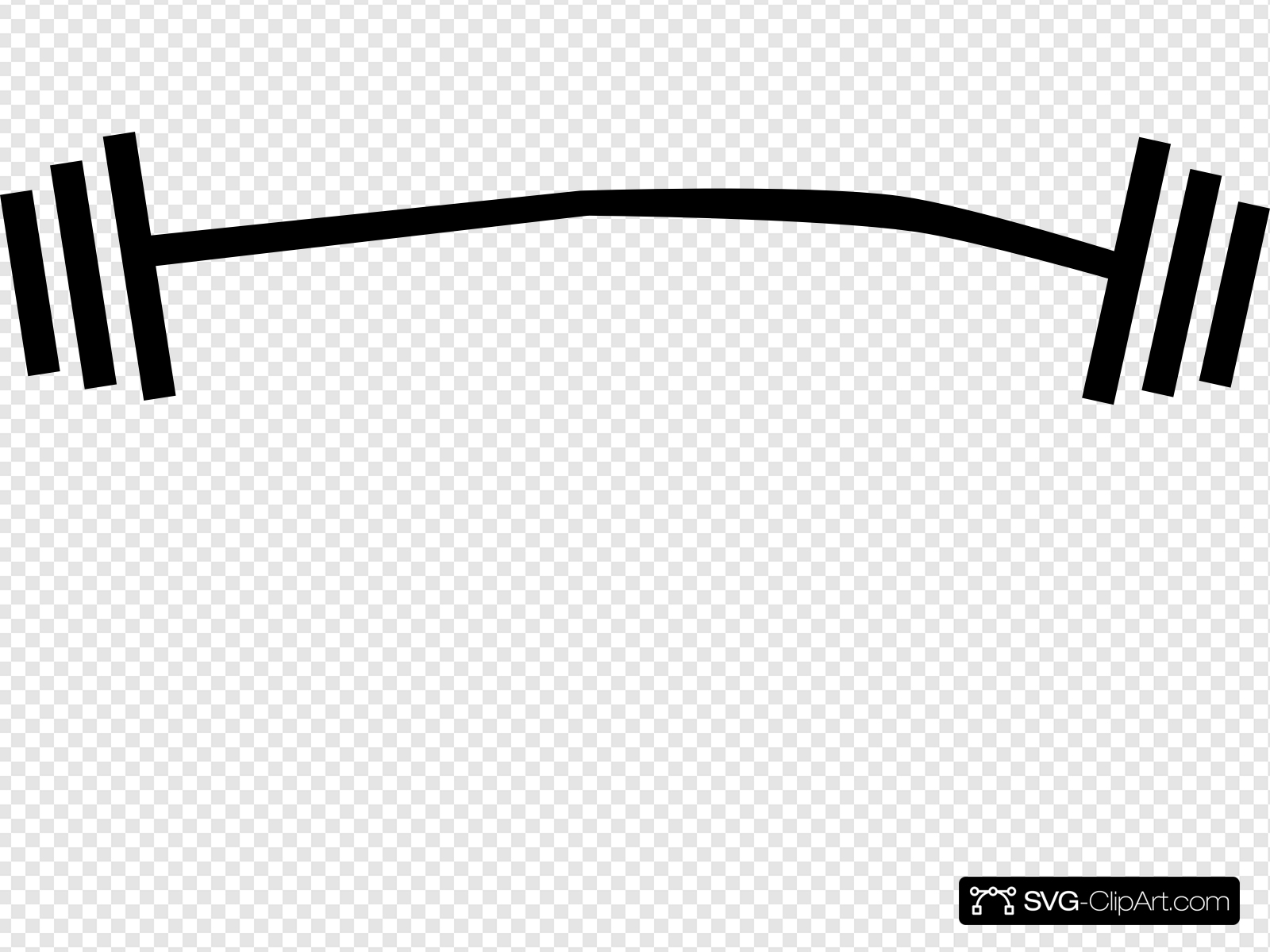 Barbell clipart barbell weight. Lifting clip art icon