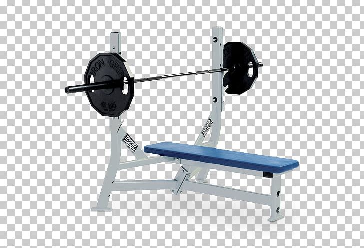 Fitness centre training barbell. Weight clipart bench press bar