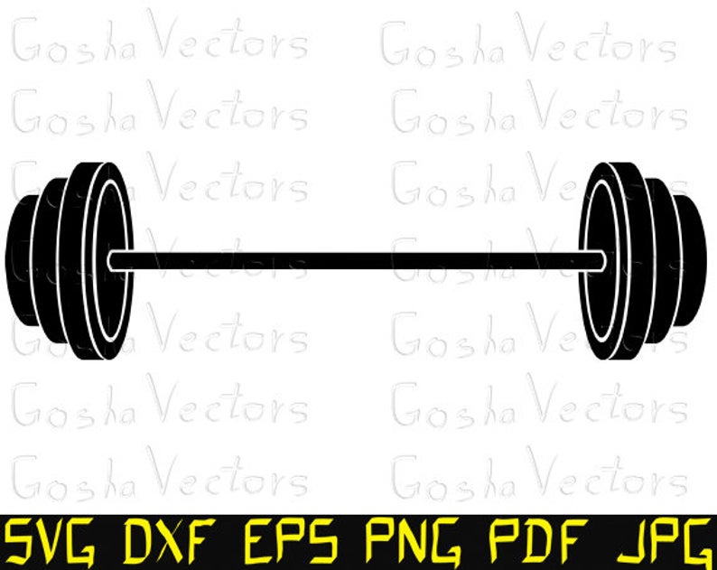 barbell clipart file