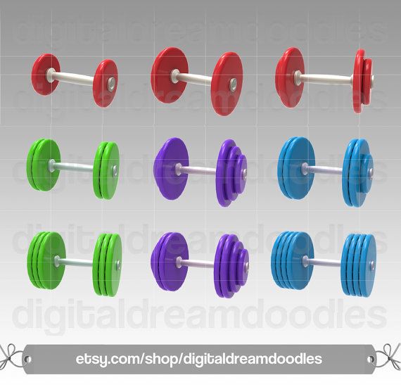 barbell clipart gym weight