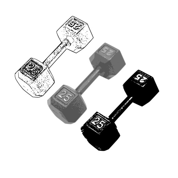 Barbell gym weight