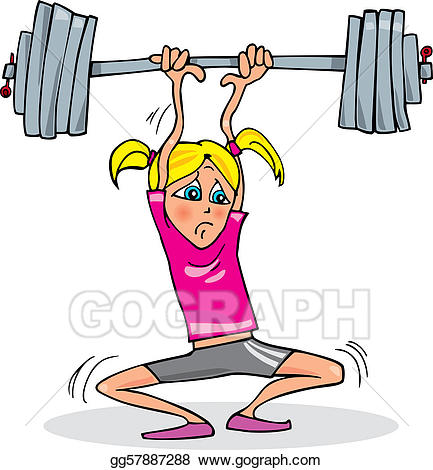 barbell clipart heavy object
