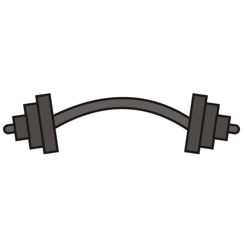 Weight clipart curved barbell. Image of clip art