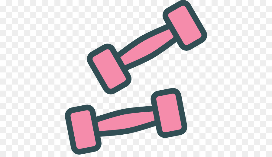 Exercise cartoon barbell pink. Dumbbell clipart fitness centre