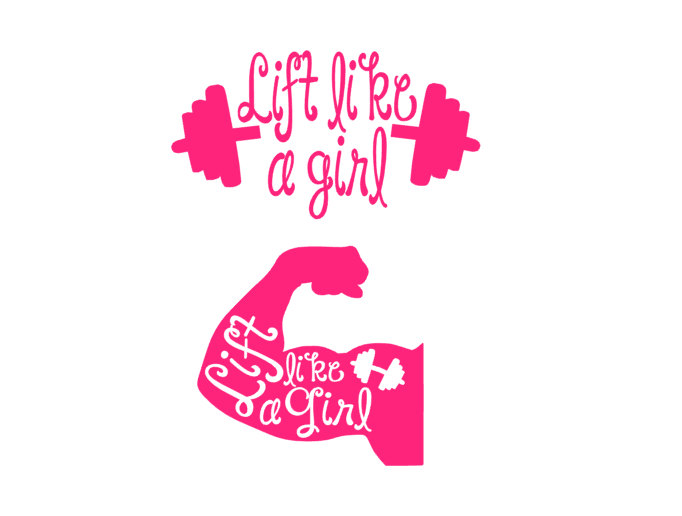 barbell clipart pink