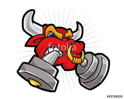 barbell clipart red
