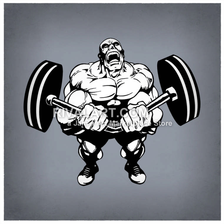 barbell clipart weightlifting bar