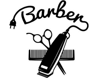 Barber clipart african american. Shop art etsy logo