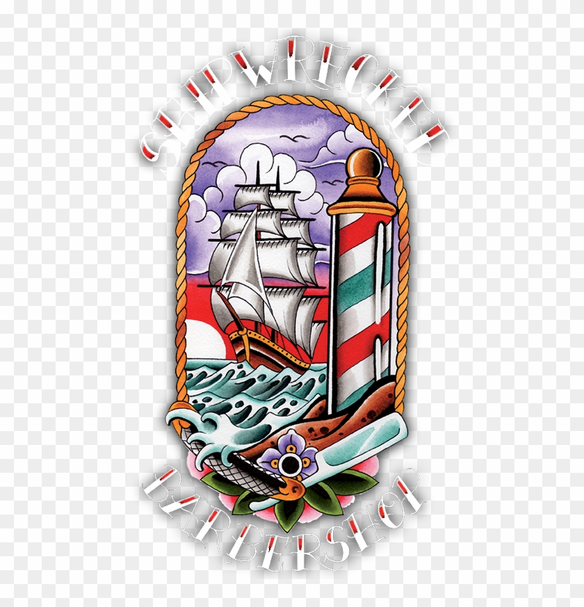 Lighthouse tattoo hd png. Haircut clipart female barber