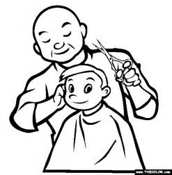 Barber clipart black and white. Coloring pages bell rehwoldt
