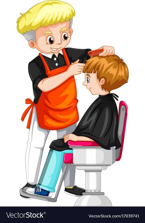 barber clipart community helper