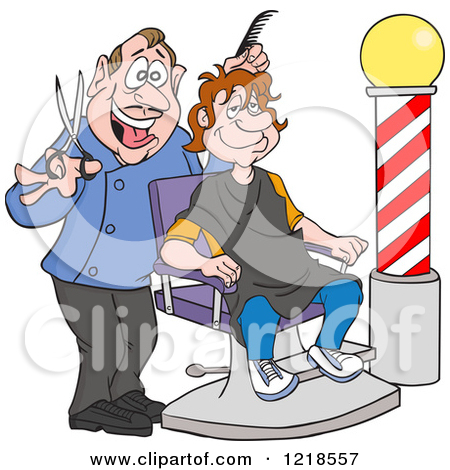  collection of cutting. Barber clipart cute