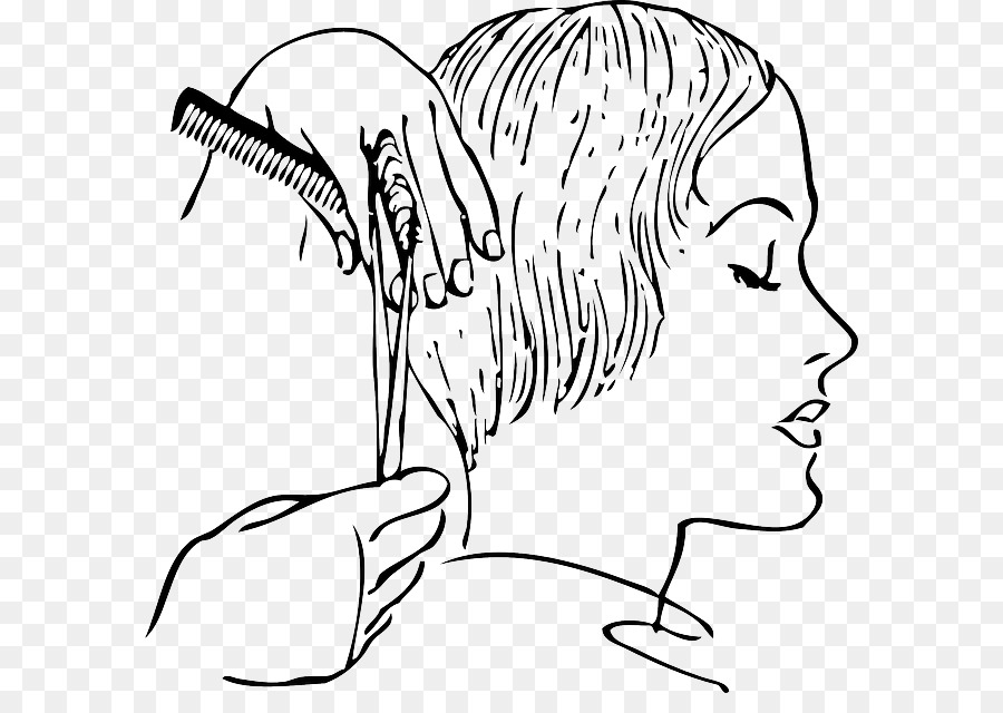 Hairdresser scissors clip art. Barber clipart hairstyle
