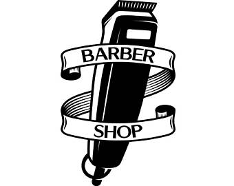 Svg etsy logo salon. Barber clipart hairstyle