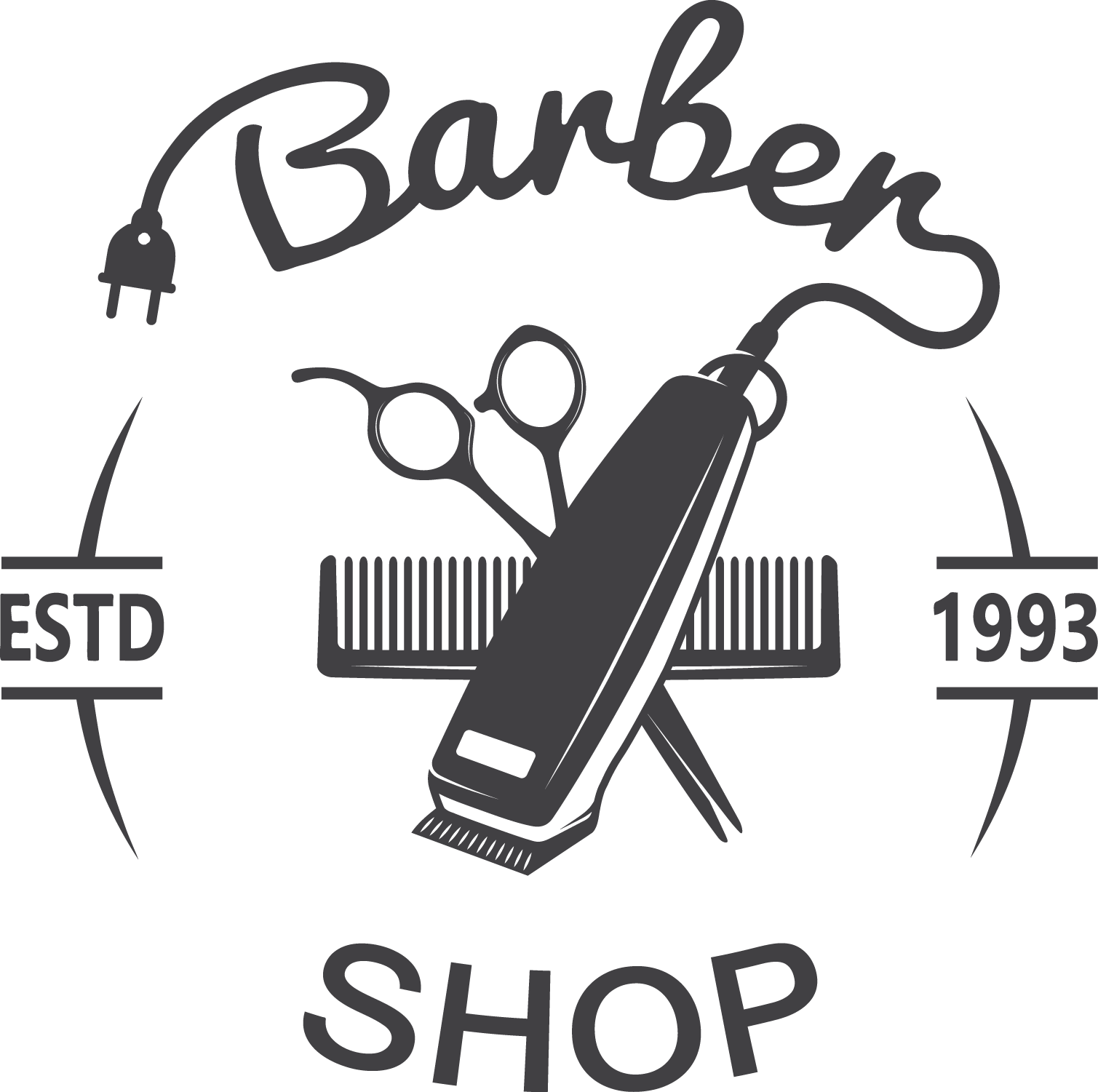 Download clipper shop hairdresser. Barber clipart hairstyle