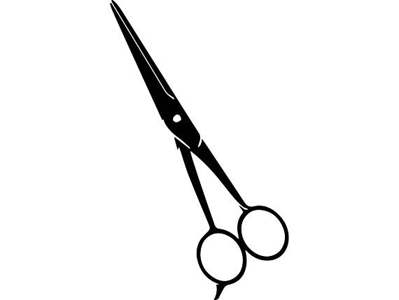 Scissors comb tools grooming. Barber clipart instruments