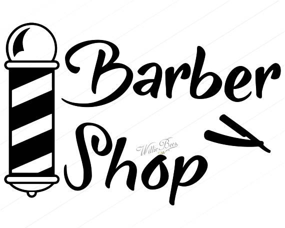 Barber clipart item. Shop quotes men s