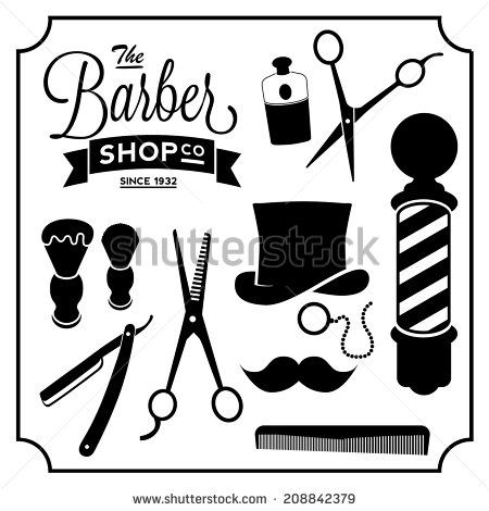 Barber clipart item.  best vintage images