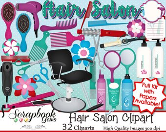 Barber clipart mirror. Etsy hair salon png
