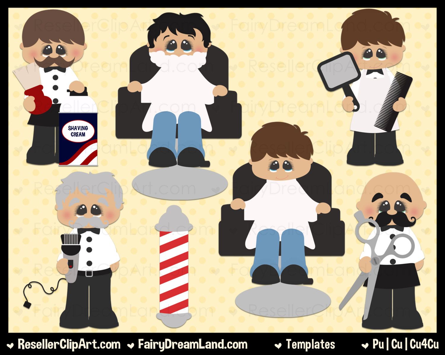 barber clipart occupation