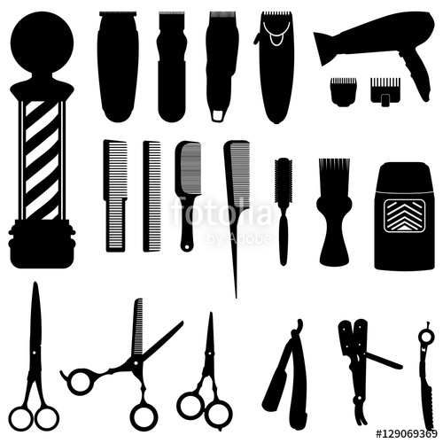 Barber clipart silhouette. At getdrawings com free