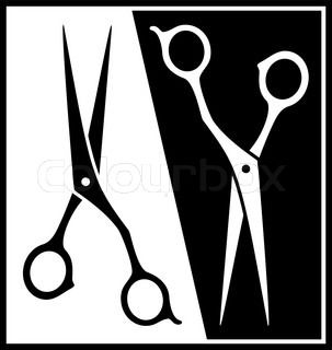 Barber clipart silhouette. Set barbershop buttons with