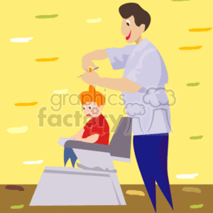 Barber clipart woman. Royalty free cutting a