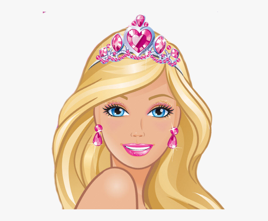 Barbie clipart. Tiara rosto png free