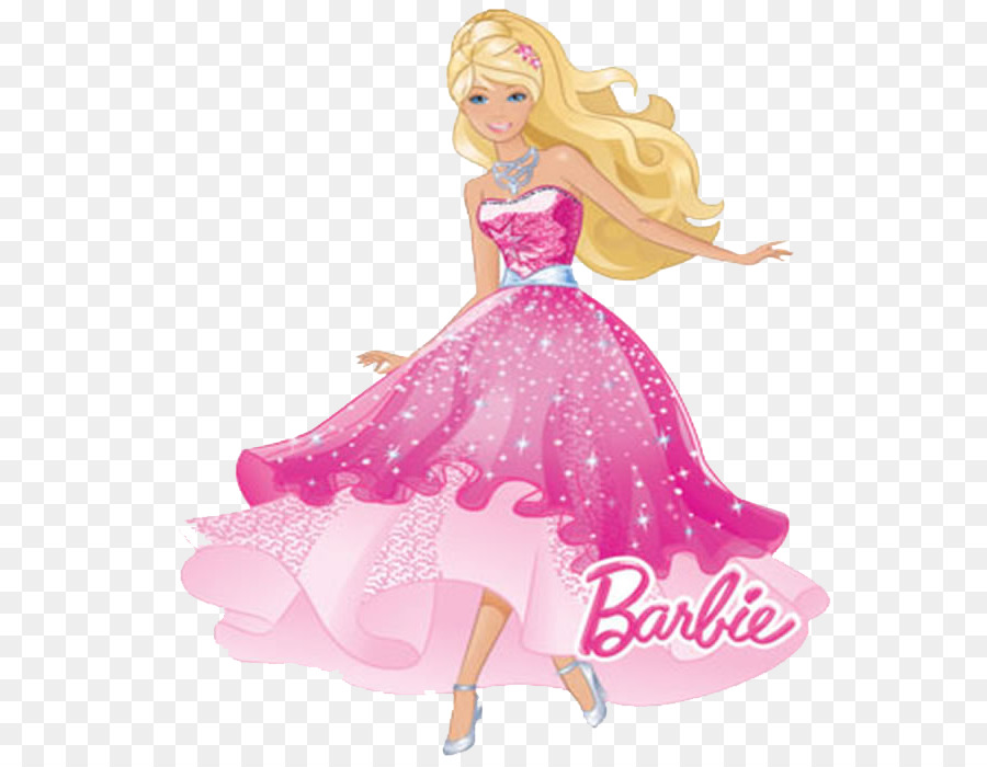 Barbie clipart background. Doll pink transparent 