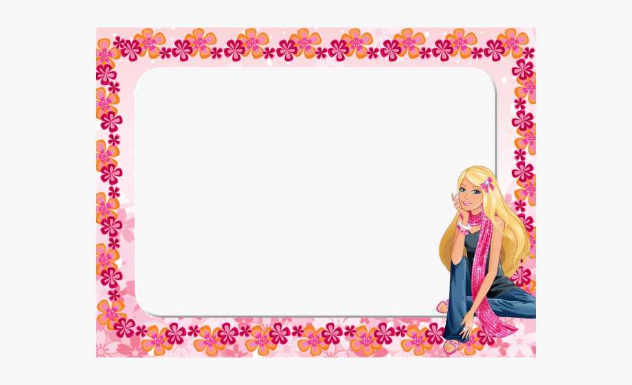 Frame and frames . Barbie clipart borders