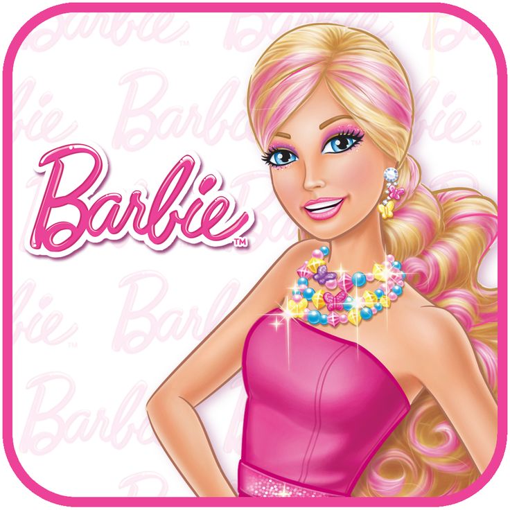 barbie clipart carton