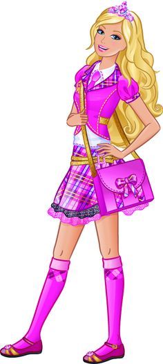 Barbie clipart cartoon. Fashion makeup jewelry design