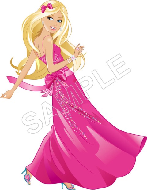 Barbie clipart character. Cartoon for kids t