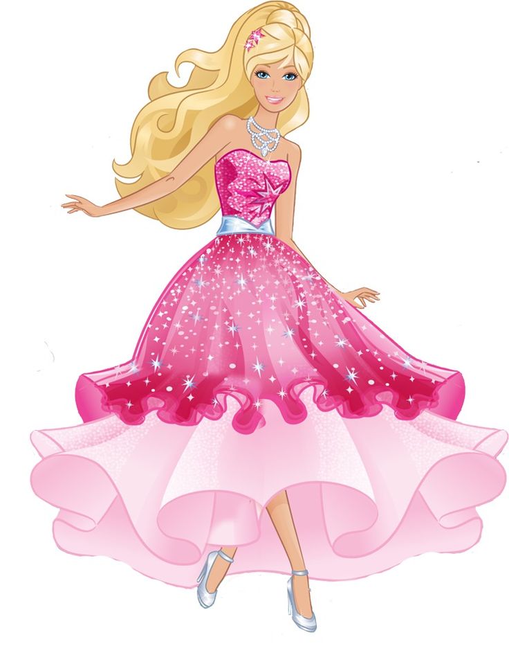 Barbie clipart character. Cartoon pencil and in