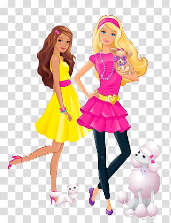 And friends two characters. Barbie clipart character