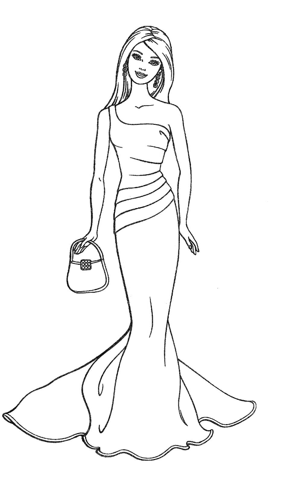 Free download on ayoqq. Barbie clipart drawing
