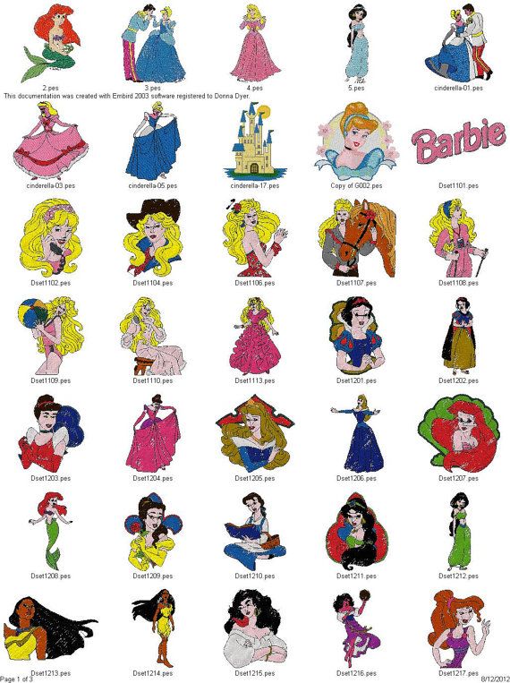 Barbie clipart embroidery. Instant download best of
